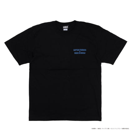 CAPTAIN TSUBASA stadium crew neck tee black