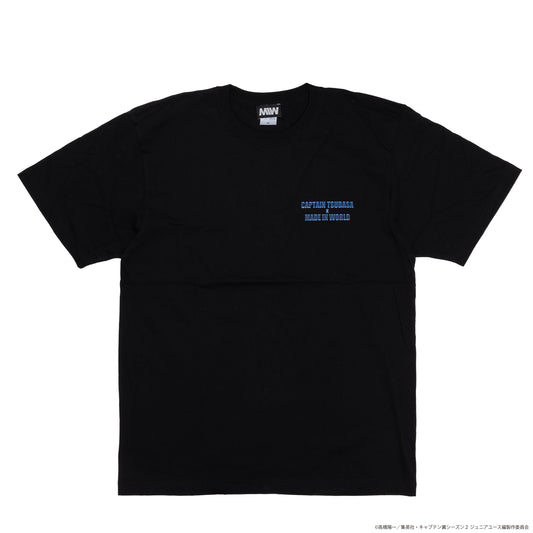 【予約】CAPTAIN TSUBASA stadium crew neck tee black