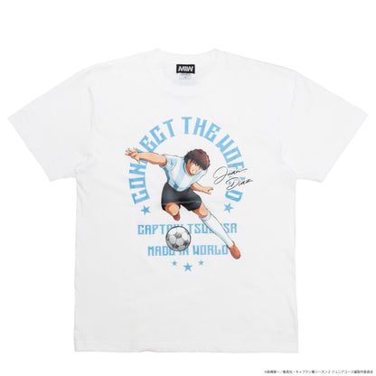 【予約】CAPTAIN TSUBASA emblem crew neck tee white (Juan Diaz)