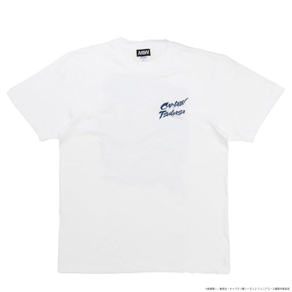 CAPTAIN TSUBASA special movies crew neck tee white