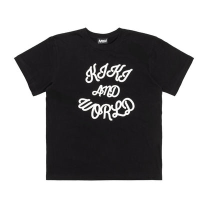 【予約】crewneck tee(front logo) black