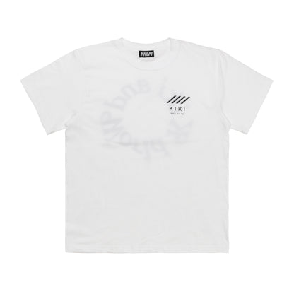 【予約】crewneck tee(back logo) white