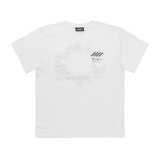 【予約】crewneck tee(back logo) white