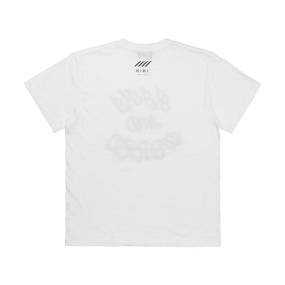 【予約】crewneck tee(front logo) white