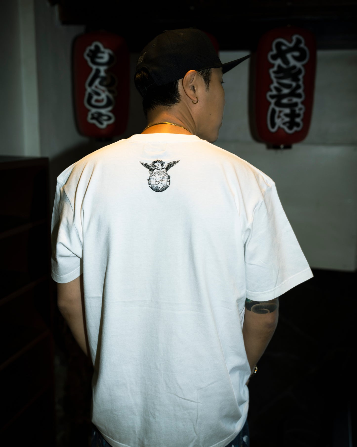 CHEHON×MADE IN WORLD&CO  crew neck tee（one point）