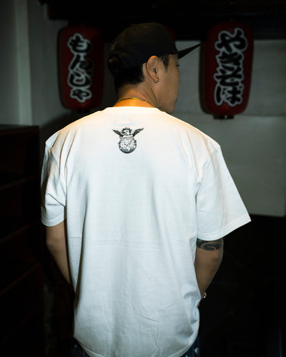 CHEHON×MADE IN WORLD&CO  crew neck tee（one point）