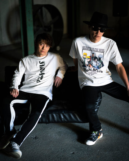 【予約】FLOW×NARUTO×MIW crew neck tee(NARUTO) white