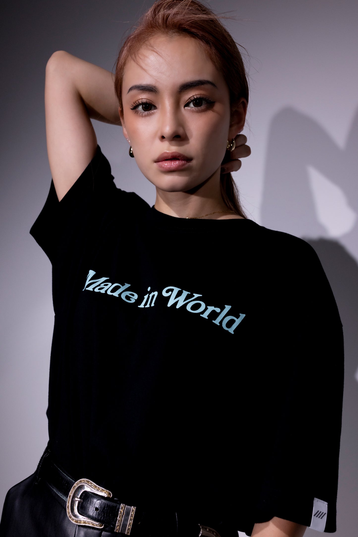 BANDANA LOGO T-SHIRT black x sax