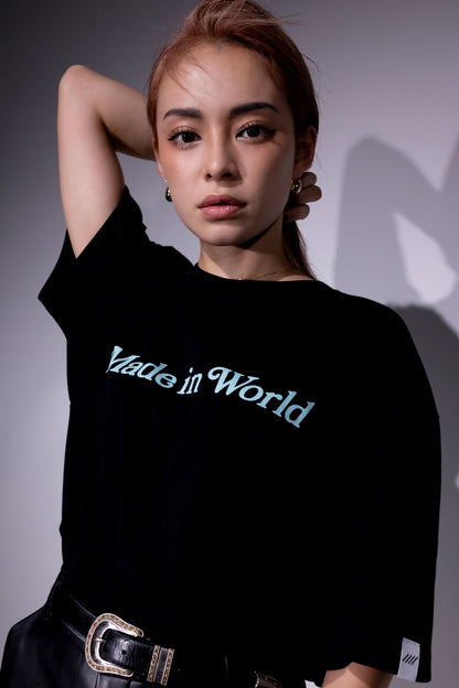 BANDANA LOGO T-SHIRT black x sax