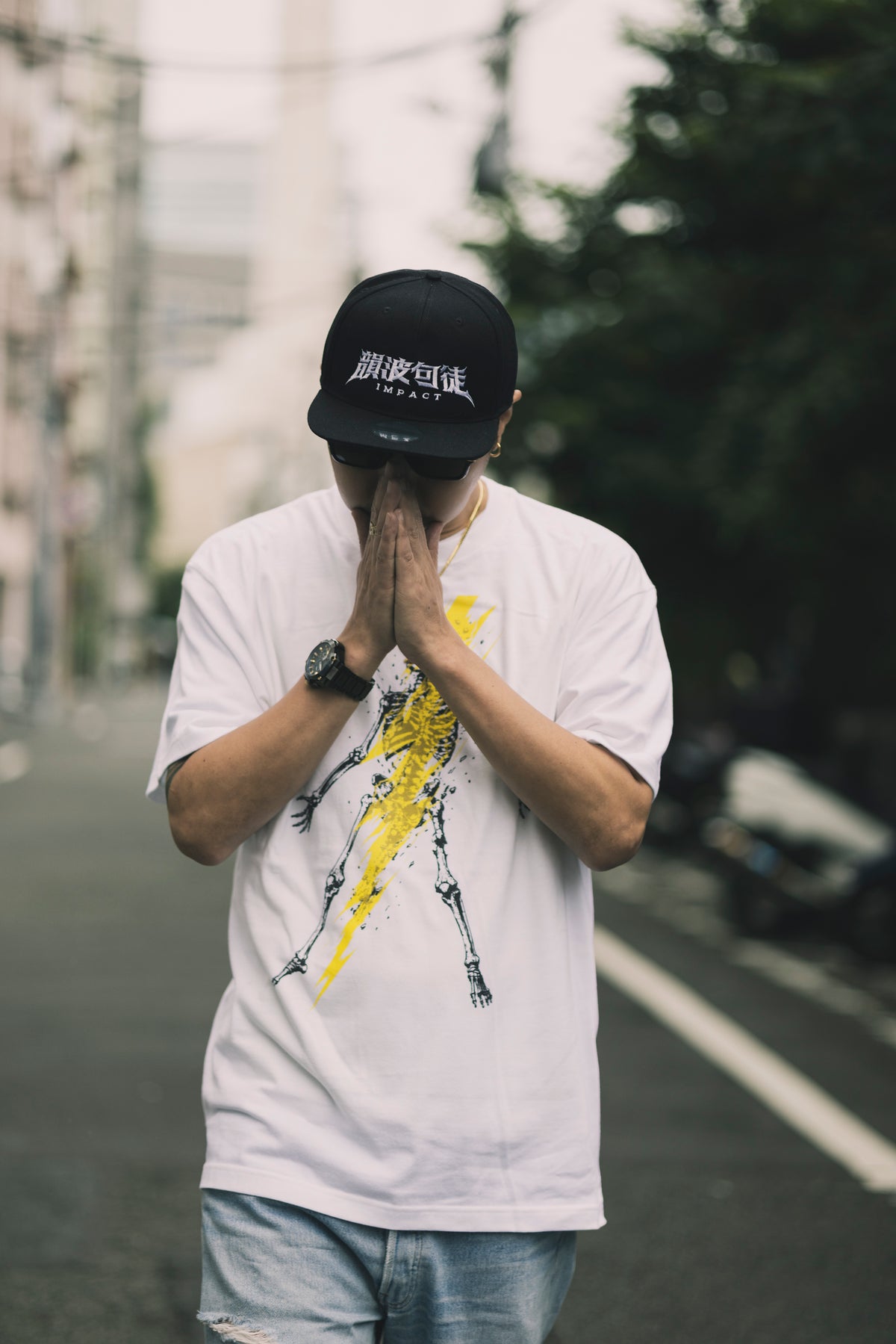 CHEHON × MIW “韻波句徒 SKULL” TEE WHITE