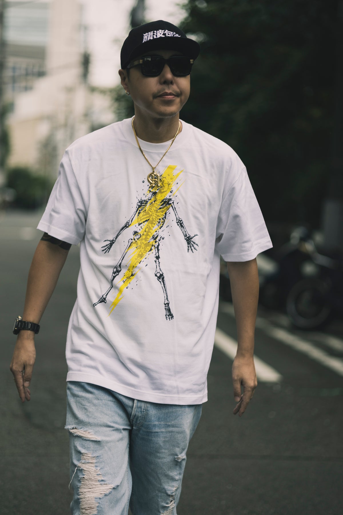 CHEHON × MIW “韻波句徒 SKULL” TEE WHITE