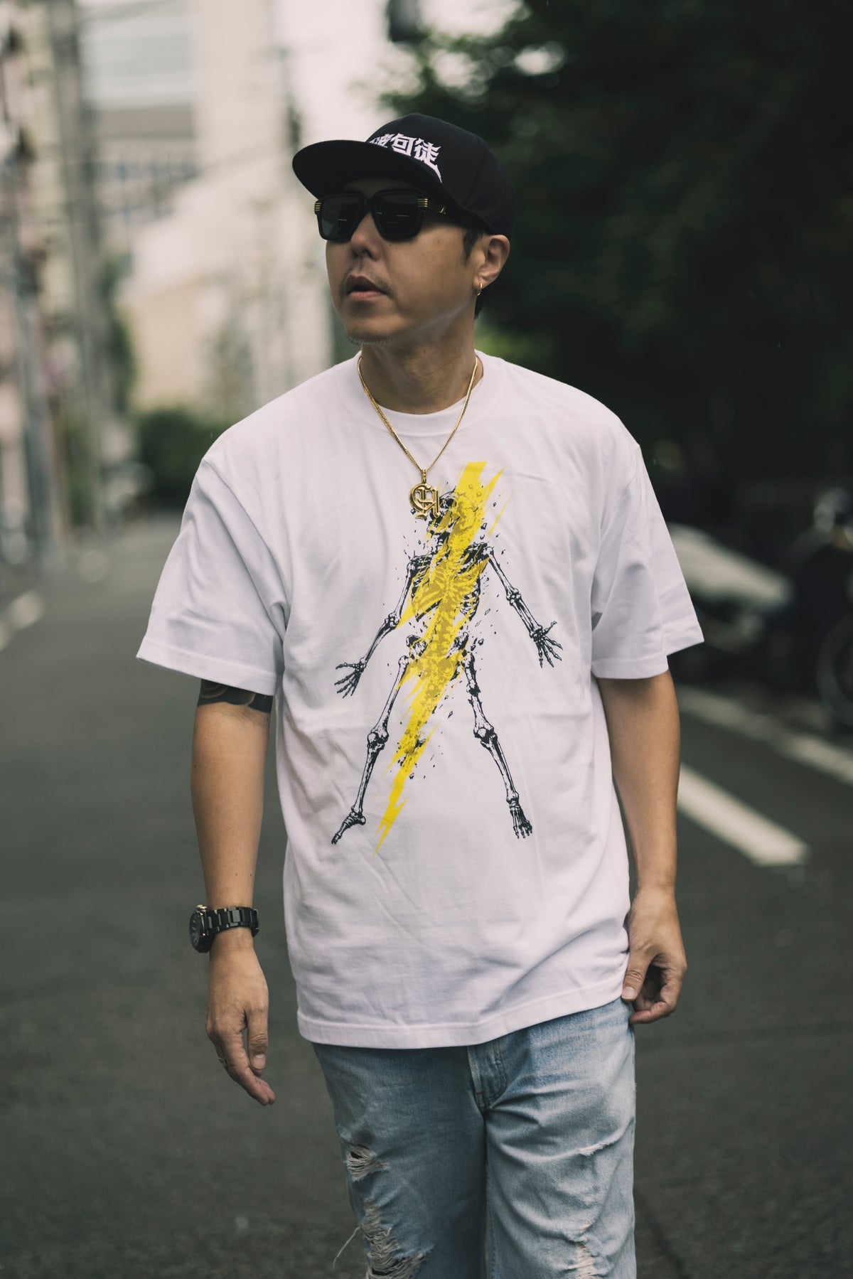 CHEHON × MIW “韻波句徒 SKULL” TEE WHITE