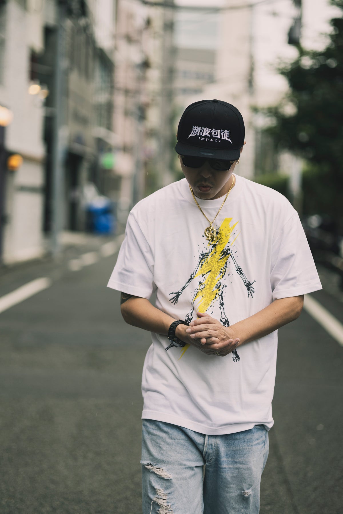 CHEHON × MIW “韻波句徒 SKULL” TEE WHITE