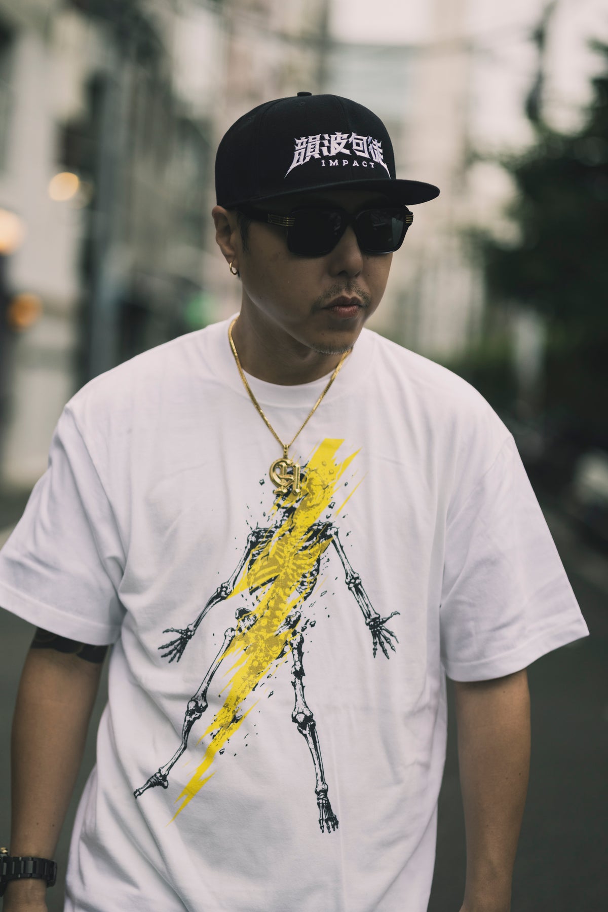 CHEHON × MIW “韻波句徒 SKULL” TEE WHITE