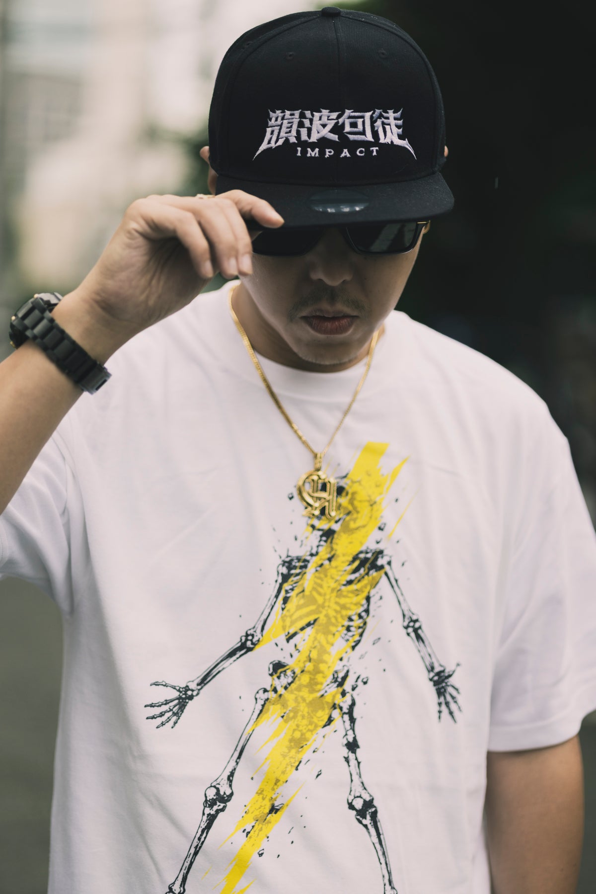 CHEHON × MIW “韻波句徒 SKULL” TEE WHITE
