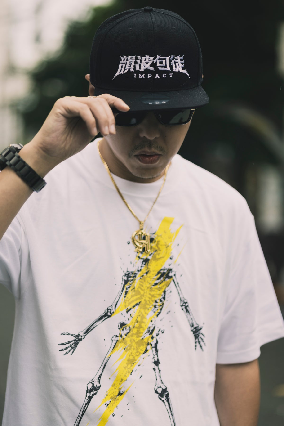 CHEHON × MIW “韻波句徒 SKULL” TEE WHITE