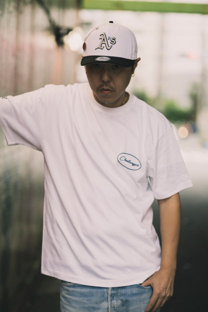 CHEHON × MIW “challenger” TEE WHITE