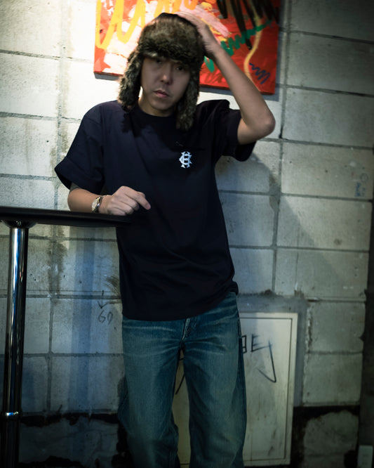 CHEHON×MADE IN WORLD&CO  crew neck tee（one point）