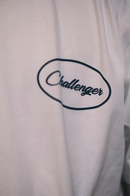 CHEHON × MIW “challenger” TEE WHITE