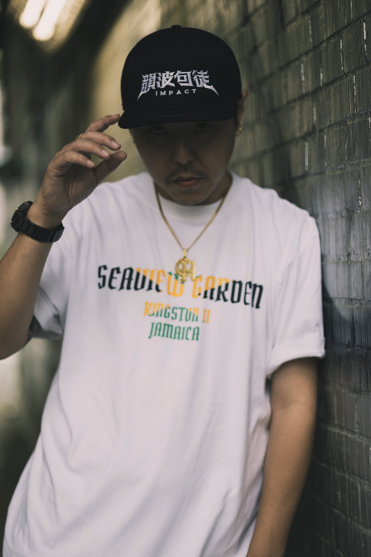 CHEHON × MIW “SEAVIEW GARDEN” TEE WHITE