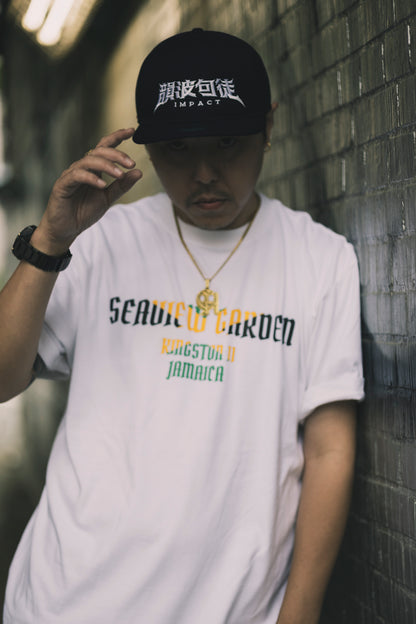 CHEHON × MIW “SEAVIEW GARDEN” TEE WHITE