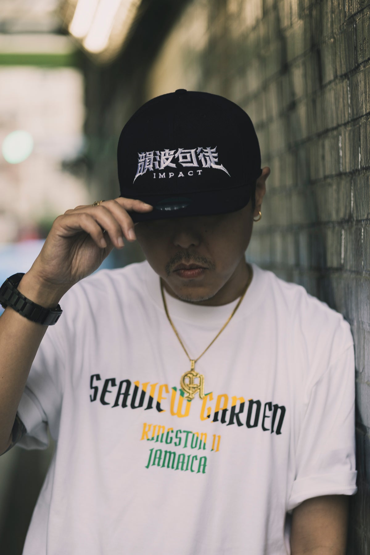 CHEHON × MIW “SEAVIEW GARDEN” TEE WHITE