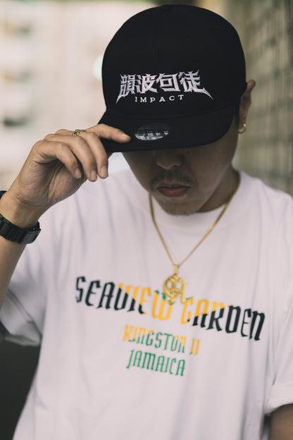 CHEHON × MIW “SEAVIEW GARDEN” TEE WHITE
