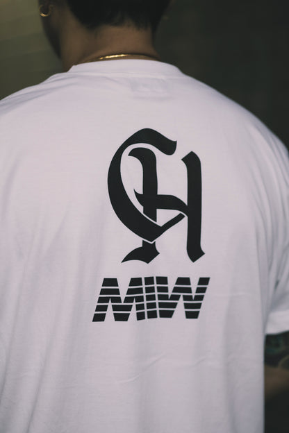 CHEHON × MIW “SEAVIEW GARDEN” TEE WHITE