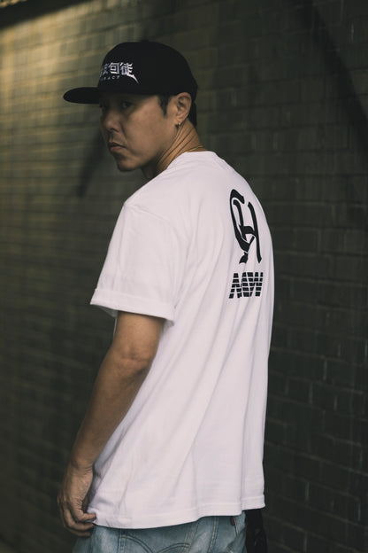 CHEHON × MIW “SEAVIEW GARDEN” TEE WHITE