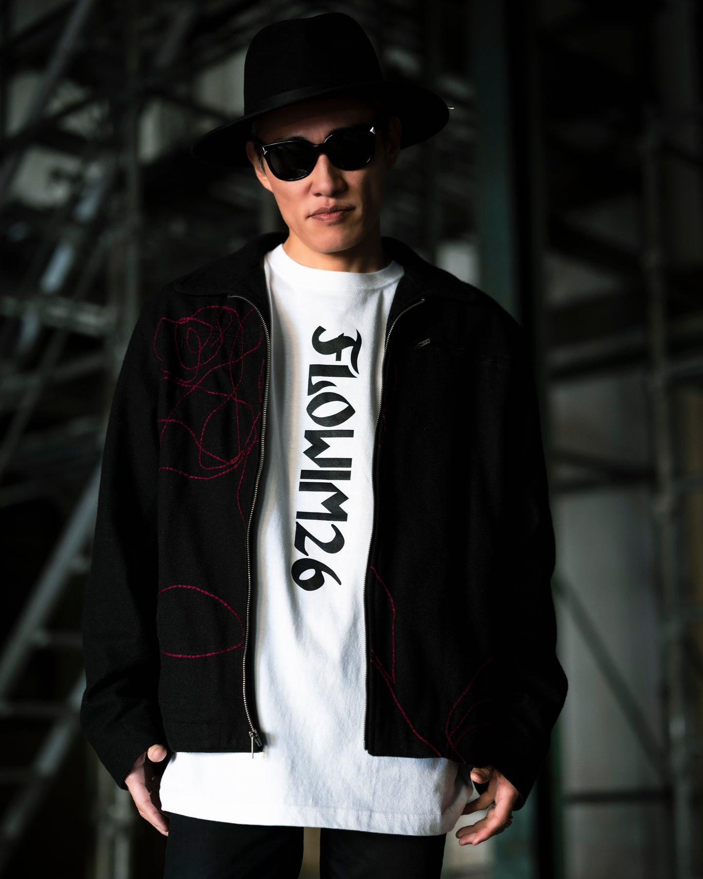 【予約】FLOW×NARUTO×MIW crew neck long sleeve tee (NARUTO) white