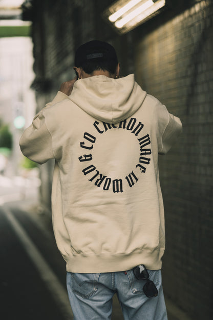 CHEHON × MIW PULLOVER HOODIE NUTURAL