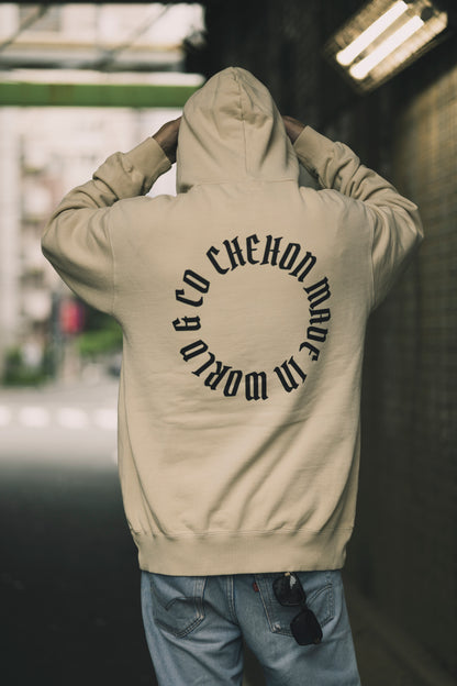 CHEHON × MIW PULLOVER HOODIE NUTURAL