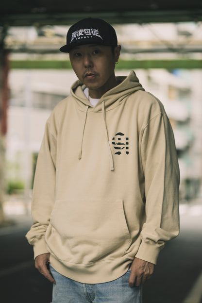CHEHON × MIW PULLOVER HOODIE NUTURAL