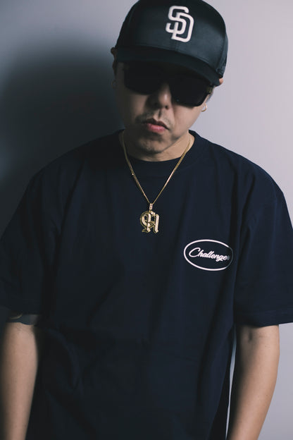 CHEHON × MIW “Challenger” TEE BLACK