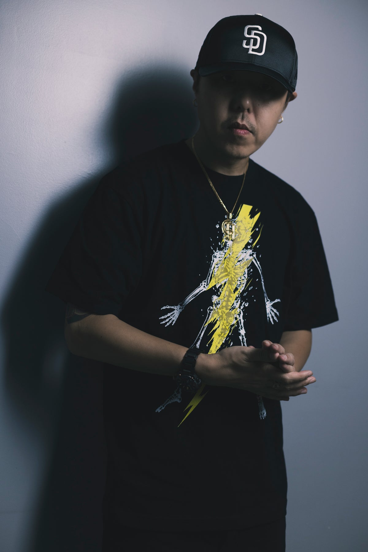 CHEHON × MIW “韻波句徒skull” TEE BLACK