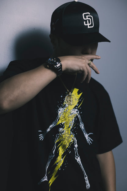 CHEHON × MIW “韻波句徒skull” TEE BLACK