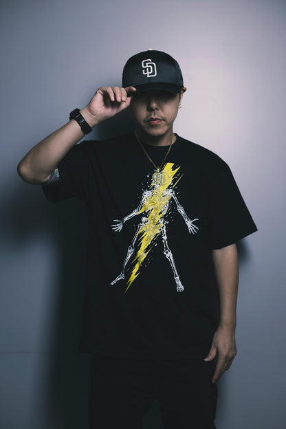 CHEHON × MIW “韻波句徒skull” TEE BLACK