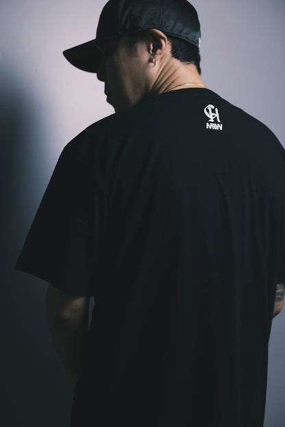 CHEHON × MIW “韻波句徒skull” TEE BLACK
