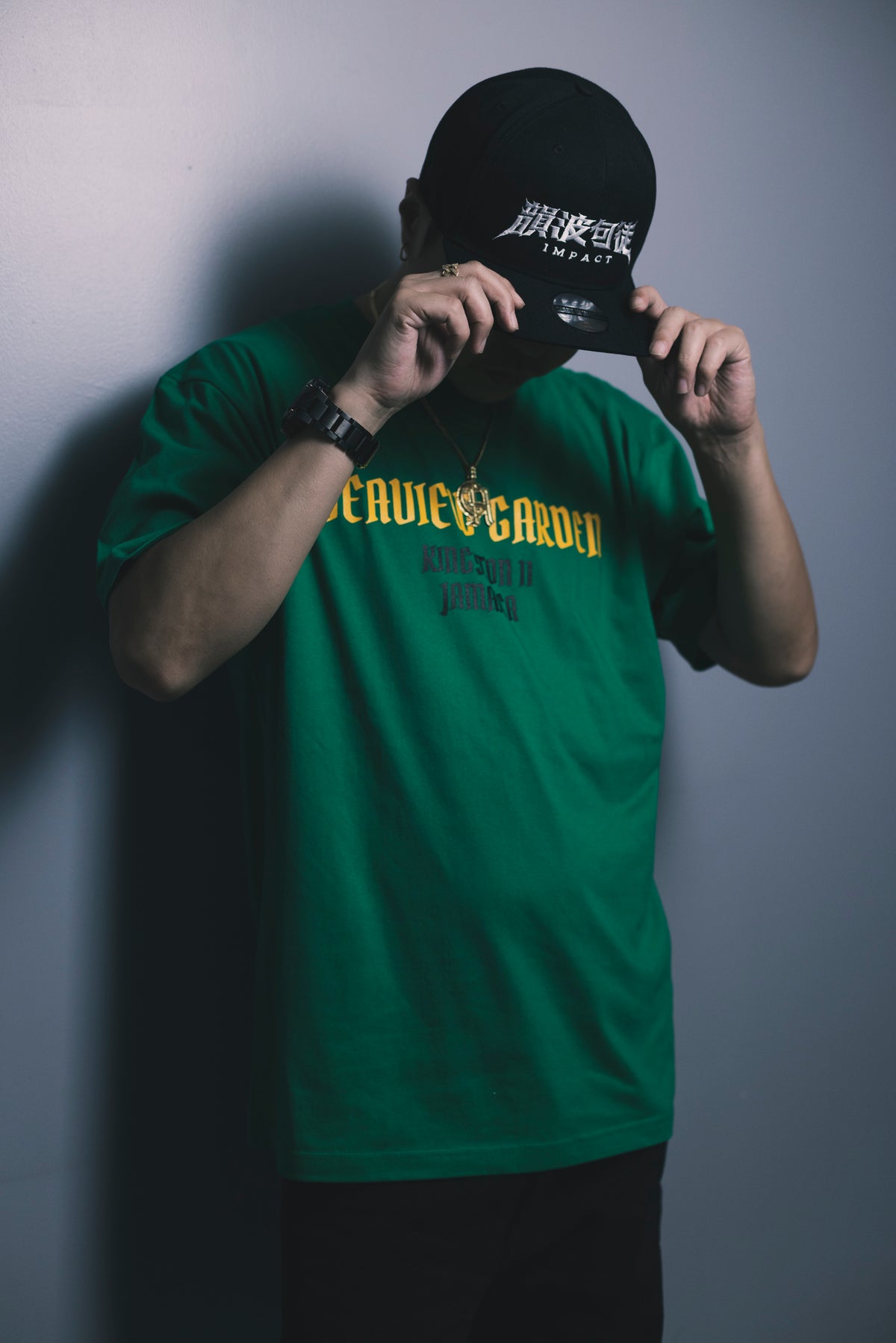 CHEHON × MIW “SEAVIEW GARDEN” TEE GREEN