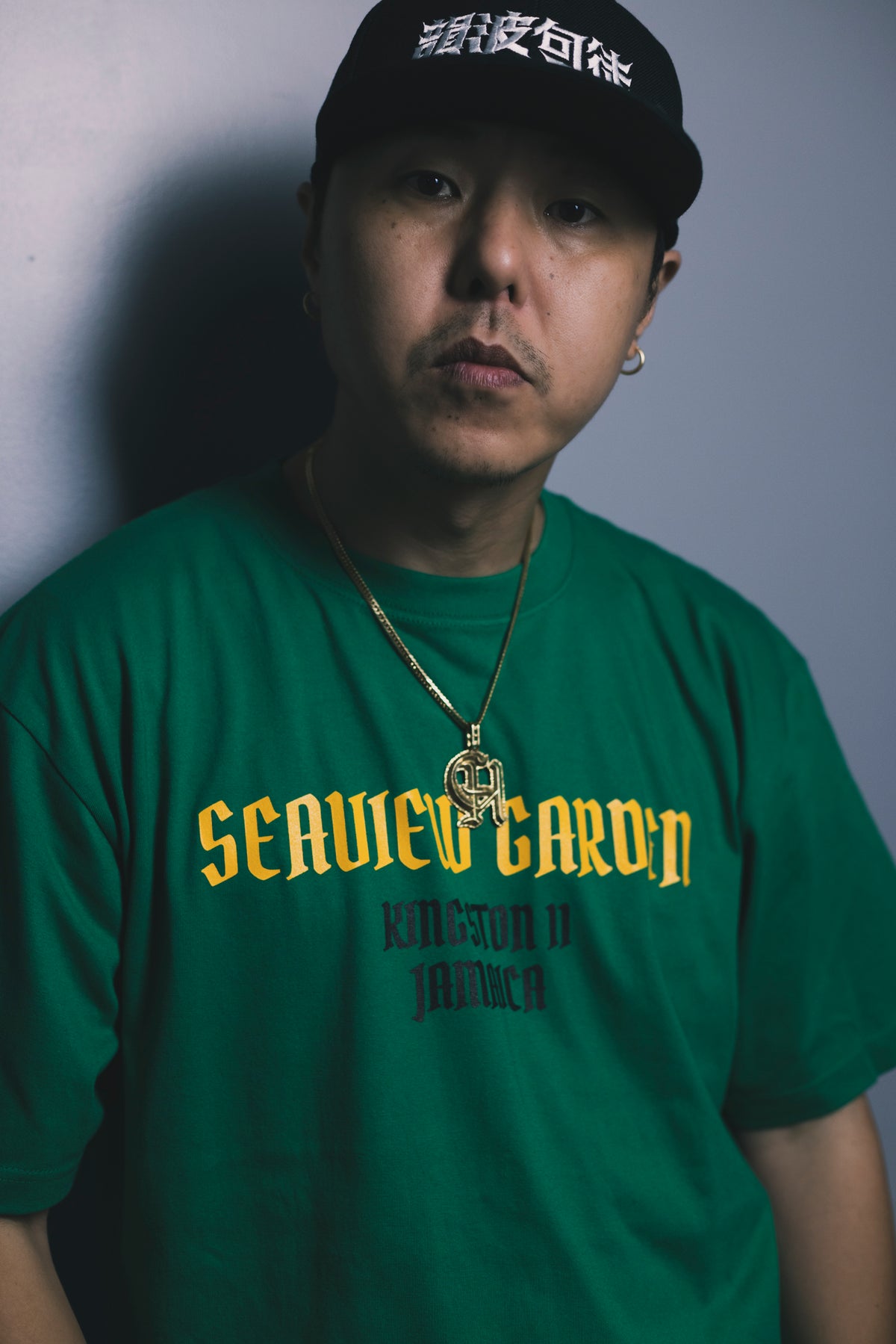 CHEHON × MIW “SEAVIEW GARDEN” TEE GREEN