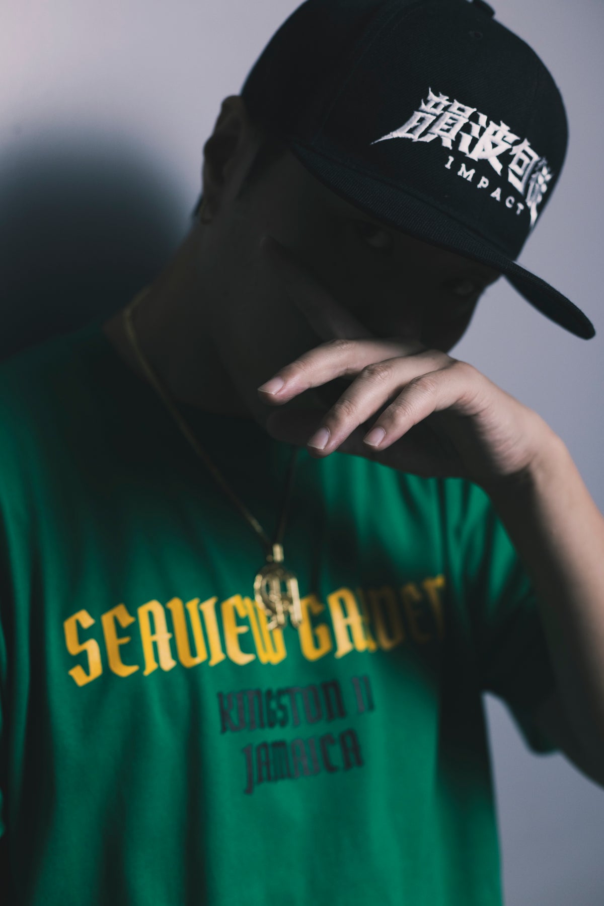 CHEHON × MIW “SEAVIEW GARDEN” TEE GREEN