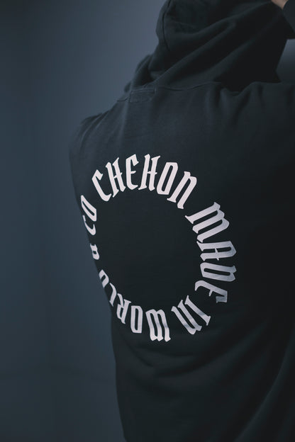 CHEHON × MIW PULLOVER HOODIE BLACK