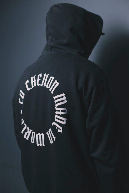 CHEHON × MIW PULLOVER HOODIE BLACK