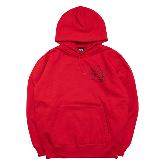 【予約】pullover hoodie(dice chest logo) red