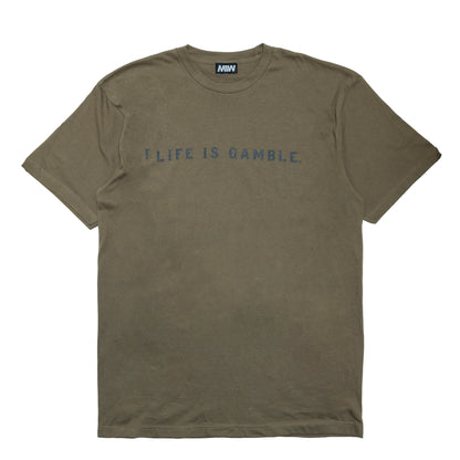 【予約】crewneck tee(hourglass) khaki