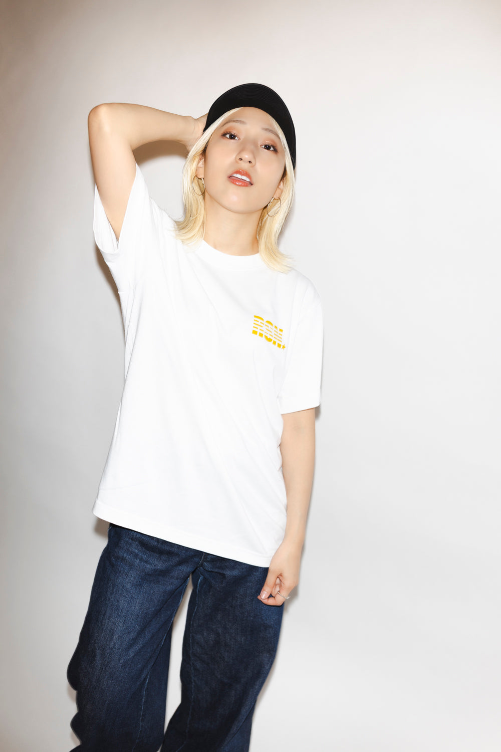 RSN×MIW tee white