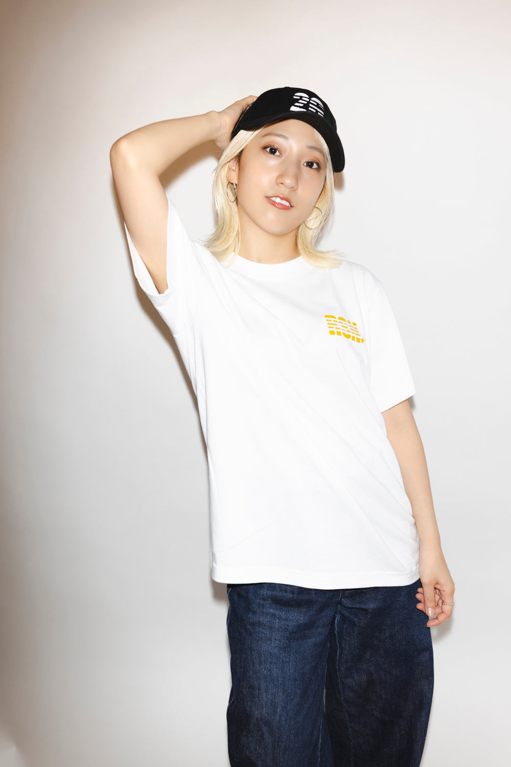 RSN×MIW tee white