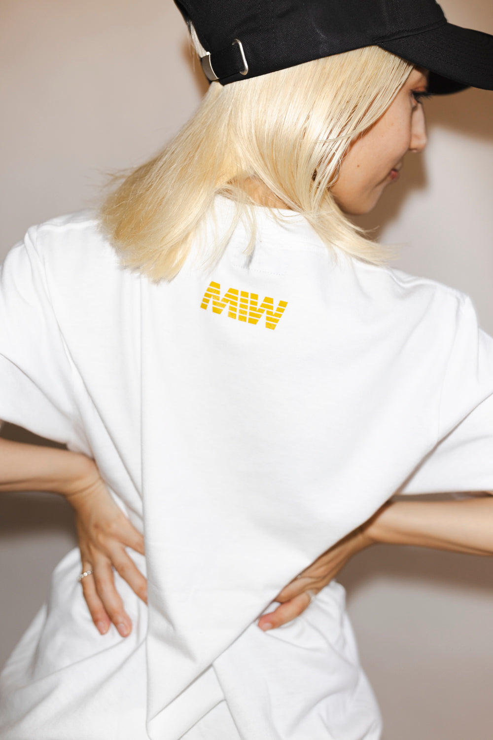 RSN×MIW tee white