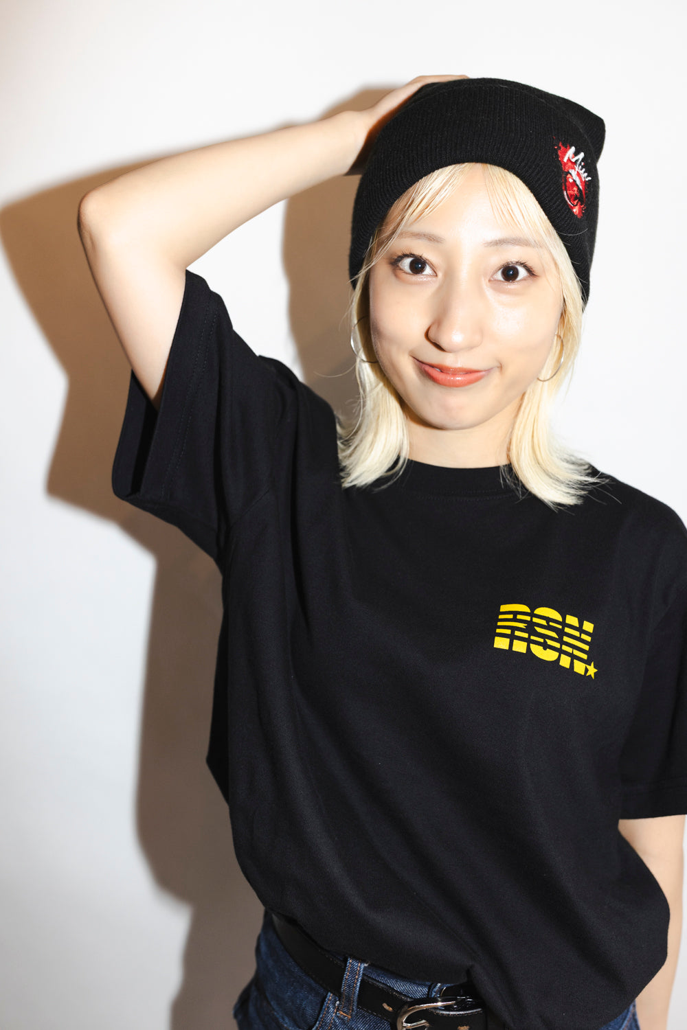 RSN×MIW tee black