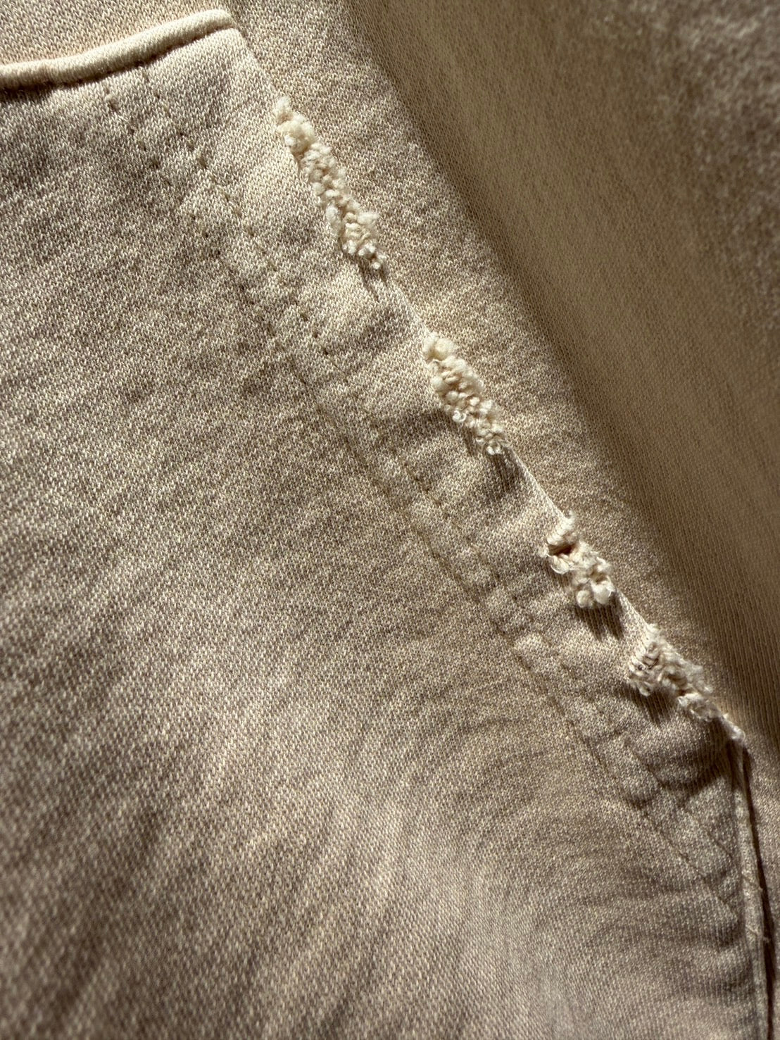 thank you hoodie cream